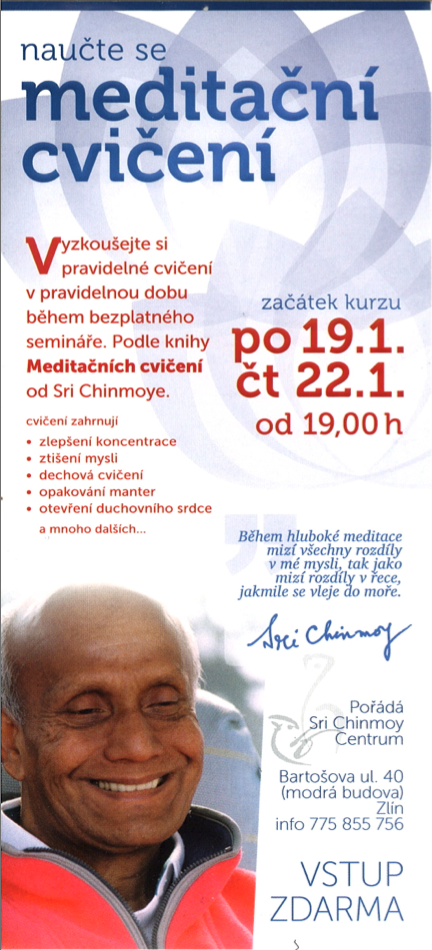 Seminář meditačních cvičení