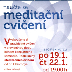 Seminář meditačních cvičení