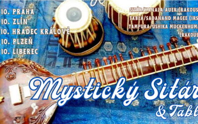 Meditační koncert pro sitár, tabla a tampuru — Ne 6. října, od 18 hod