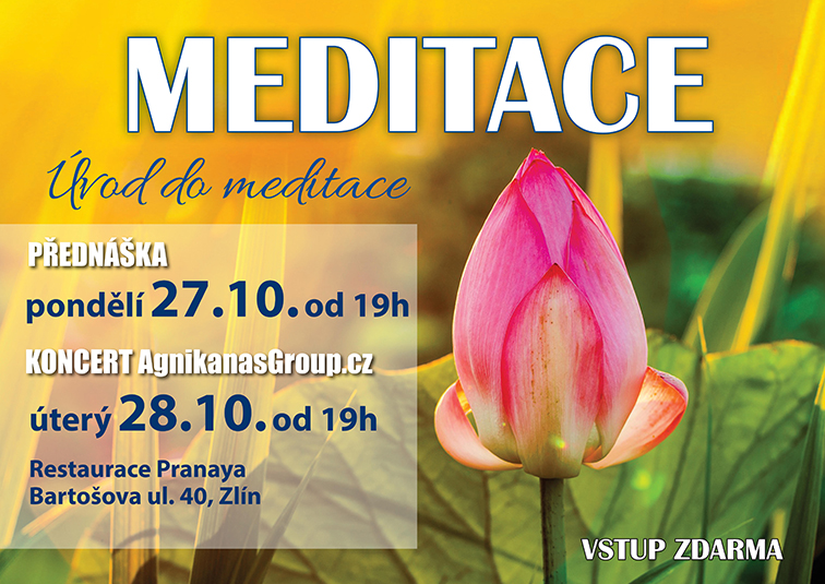 Kurz meditace — Po 27. října, od 19 hod